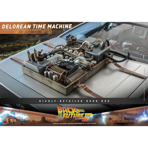 Hot Toys Back to the Future Part III 1:6 scale DeLorean Time Machine Collectible Vehicle [DROP SHIPS DIRECTLY FROM DISTRIBUTOR]