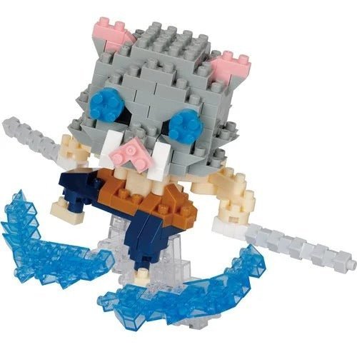 ToyShnip Demon Slayer Inosuke Hashibira Beast Breathing Nanoblock Character Collection Series Constructible Figure