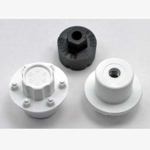 DE Racing Hub Nutz (2) (Proline Slash Front) White