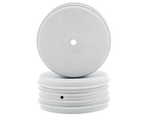 DE Racing DER-PSB-A4W Speedline PLUS 2.4 4WD Front Buggy Wheel (2) (White)