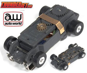 NEW Auto World Thunderjet T-Jet Ultra-G Complete Replacement HO Slot Car Chassis