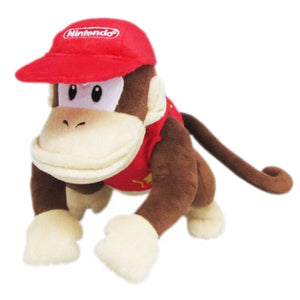Little Shop of Magic Super Mario Brothers: Mario All Star Collection Diddy Kong Plush (9") — Toys and Collectible