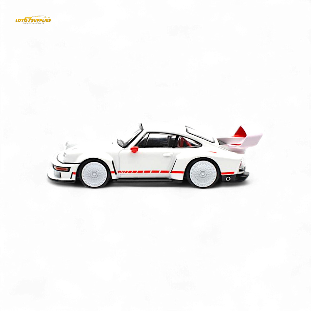 Pop Race Porsche Singer DLS Turbo White 1:64
