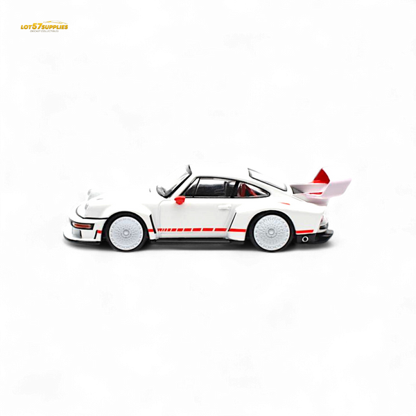 Pop Race Porsche Singer DLS Turbo White 1:64