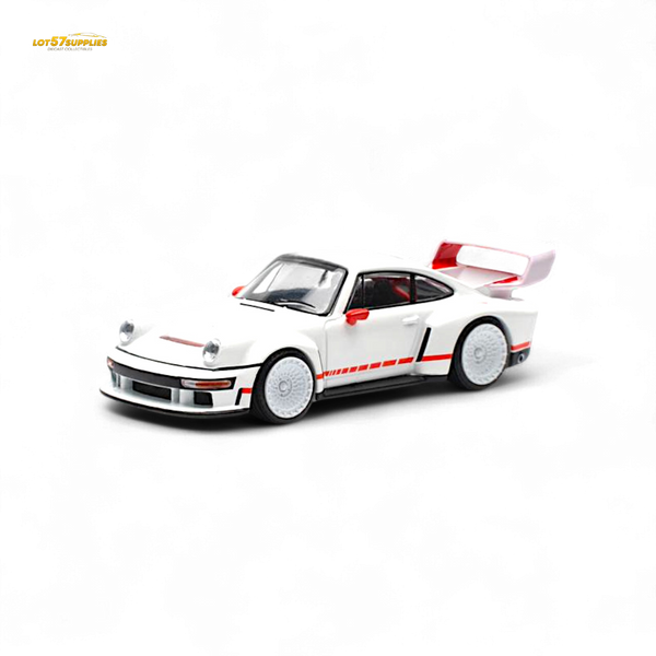 Pop Race Porsche Singer DLS Turbo White 1:64
