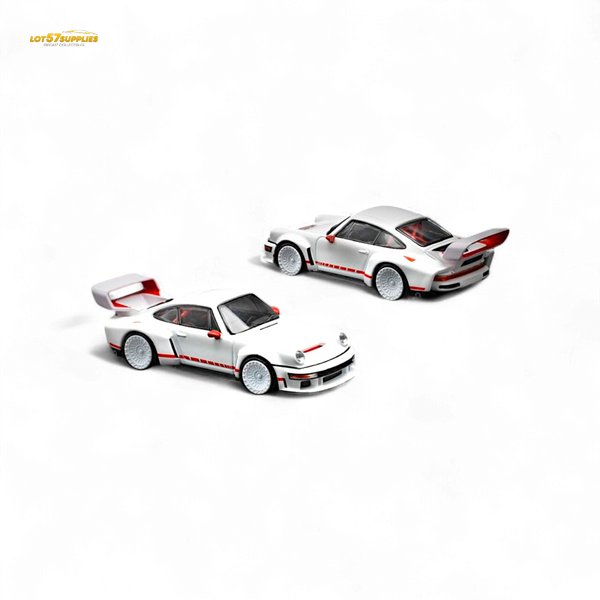 Pop Race Porsche Singer DLS Turbo White 1:64