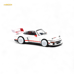 Pop Race Porsche Singer DLS Turbo White 1:64