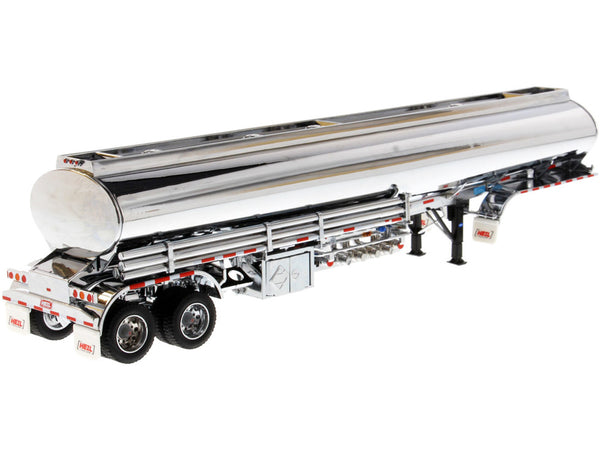 Heil Fleet Duty TM 9300/DT-C4 Petroleum Tanker Trailer Chrome "Transport Series" 1/50 Diecast Model by Diecast Masters