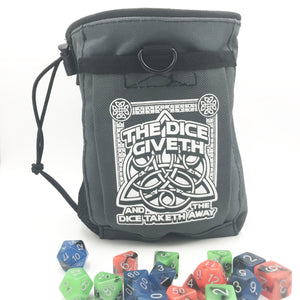 Dice Giveth and Taketh Deluxe Dice Bag