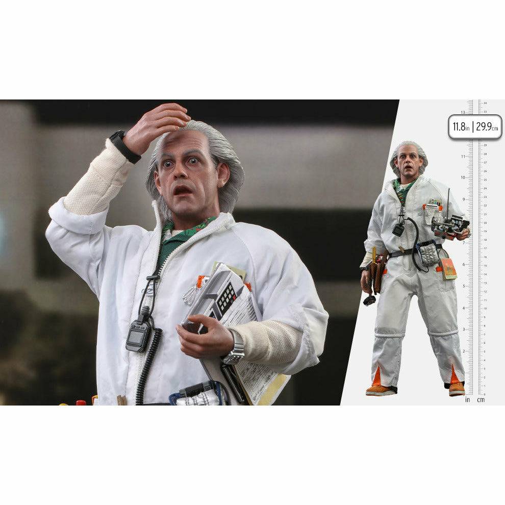 Back to the Future™ Hot Toys Back to the Future Doc Brown (Standard Version) 1:6 Scale Collectible Figure — Action Figure