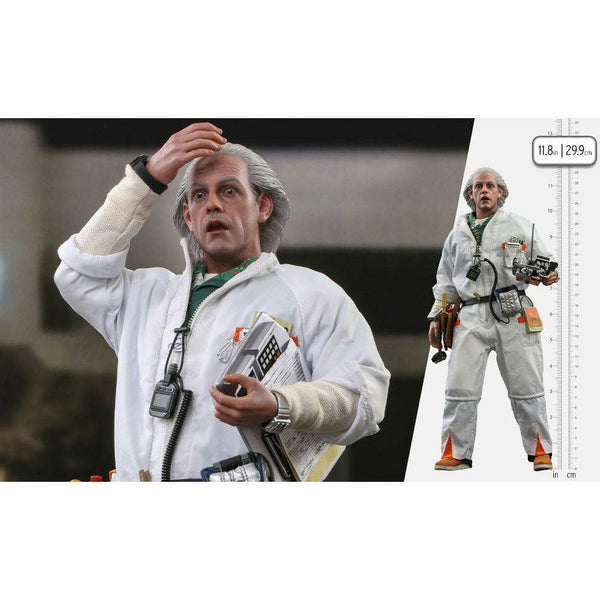 Back to the Future™ Hot Toys Back to the Future Doc Brown (Standard Version) 1:6 Scale Collectible Figure — Action Figure