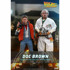 Back to the Future™ Hot Toys Back to the Future Doc Brown (Standard Version) 1:6 Scale Collectible Figure — Action Figure