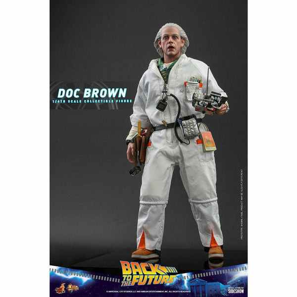 Back to the Future™ Hot Toys Back to the Future Doc Brown (Standard Version) 1:6 Scale Collectible Figure — Action Figure