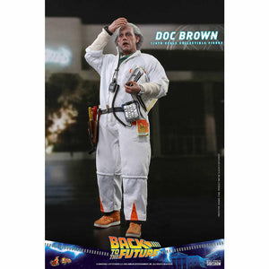Back to the Future™ Hot Toys Back to the Future Doc Brown (Standard Version) 1:6 Scale Collectible Figure — Action Figure