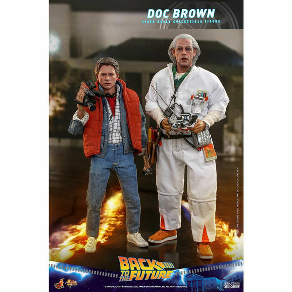 Back to the Future™ Hot Toys Back to the Future Doc Brown (Standard Version) 1:6 Scale Collectible Figure — Action Figure