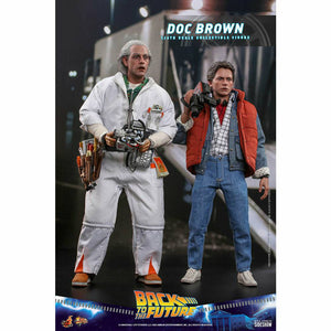 Back to the Future™ Hot Toys Back to the Future Doc Brown (Standard Version) 1:6 Scale Collectible Figure — Action Figure