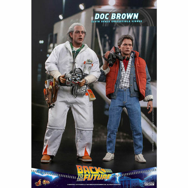 Back to the Future™ Hot Toys Back to the Future Doc Brown (Standard Version) 1:6 Scale Collectible Figure — Action Figure