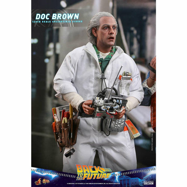 Back to the Future™ Hot Toys Back to the Future Doc Brown (Standard Version) 1:6 Scale Collectible Figure — Action Figure