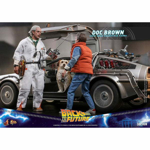 Back to the Future™ Hot Toys Back to the Future Doc Brown (Standard Version) 1:6 Scale Collectible Figure — Action Figure
