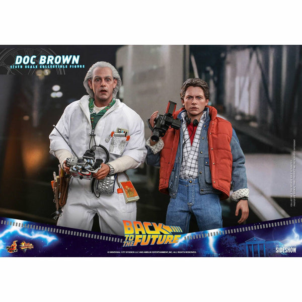 Back to the Future™ Hot Toys Back to the Future Doc Brown (Standard Version) 1:6 Scale Collectible Figure — Action Figure