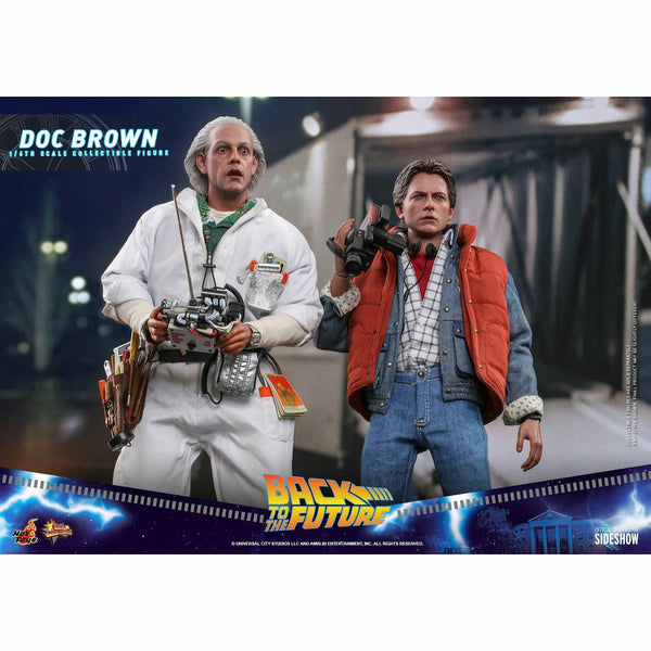 Back to the Future™ Hot Toys Back to the Future Doc Brown (Standard Version) 1:6 Scale Collectible Figure — Action Figure