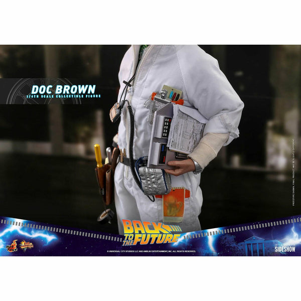 Back to the Future™ Hot Toys Back to the Future Doc Brown (Standard Version) 1:6 Scale Collectible Figure — Action Figure