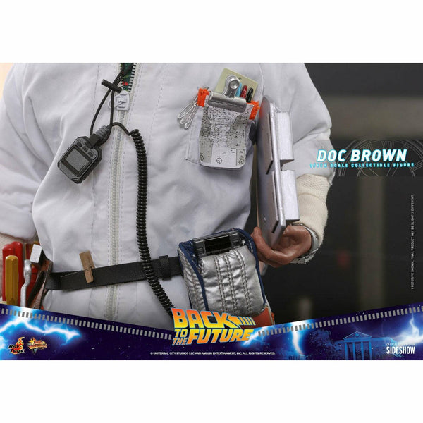 Back to the Future™ Hot Toys Back to the Future Doc Brown (Standard Version) 1:6 Scale Collectible Figure — Action Figure
