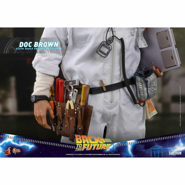 Back to the Future™ Hot Toys Back to the Future Doc Brown (Standard Version) 1:6 Scale Collectible Figure — Action Figure