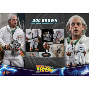 Back to the Future™ Hot Toys Back to the Future Doc Brown (Standard Version) 1:6 Scale Collectible Figure — Action Figure