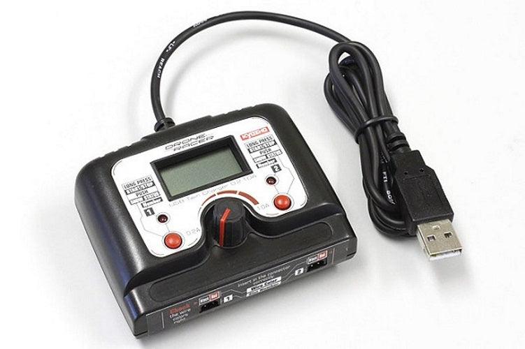 Kyosho DRW005 USB Twin Charger 0.2-1.0A For Drone Racer