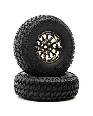 Duratrax DTXC4066 Class 1 Scaler CR C3 Mounted 1.9" Black/Chrome (2)