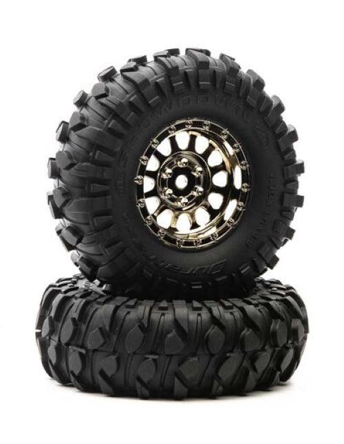 Duratrax DTXC4075 Class 1 Showdown CR C3 Mounted 1.9" Black/Chrome (2)