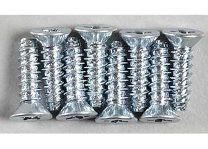 Dubro 2297 Flat Head Self-Tapping Screw Set (8)