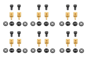 Dubro Square-Lok Pushrod Connector 12/pkg