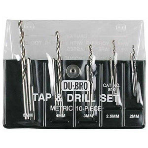 DuBro 510 Tap & Drill Set Metric (10)