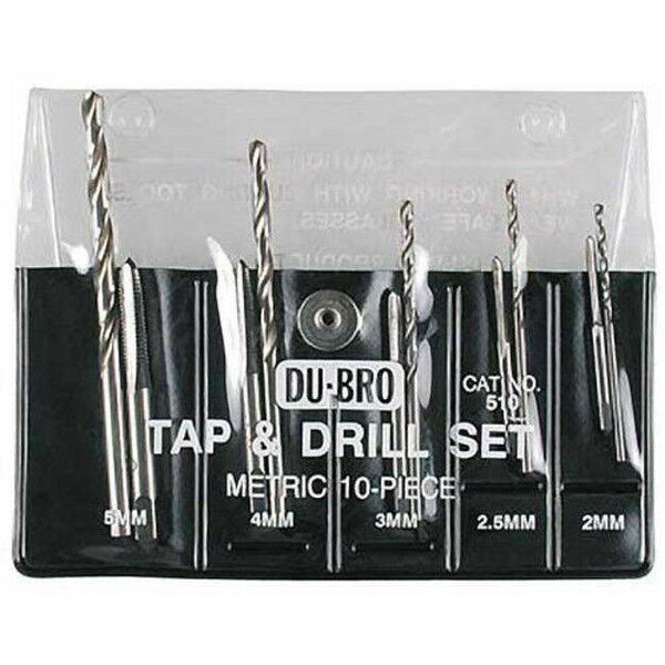 DuBro 510 Tap & Drill Set Metric (10)