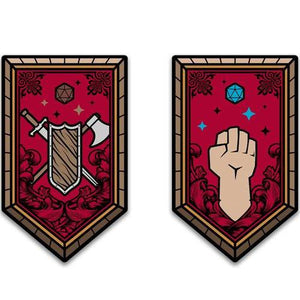 Dungeons & Dragons Character Class Augmented Reality Enamel Pin Set of 12 - Shared Exclusive