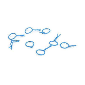Dynamite DYN5555 Bent Body Clips Blue (8)