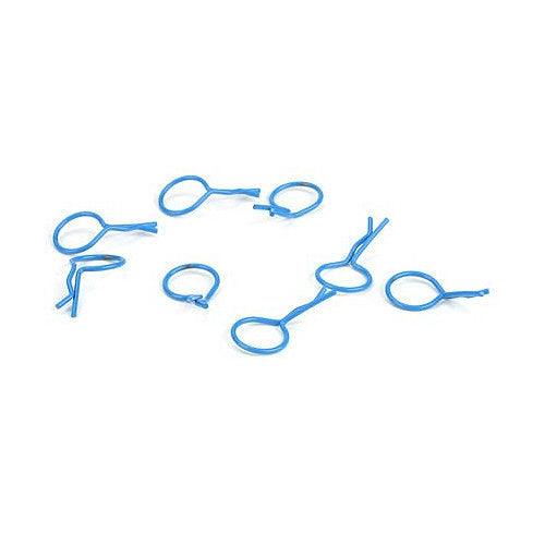 Dynamite DYN5555 Bent Body Clips Blue (8)
