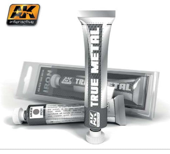 Black Forest® Hobby Supply Co AK Interactive 459 True Metal: Iron Wax Paint 20ml Tube — Glues, Paints, Tools > AK Interactive