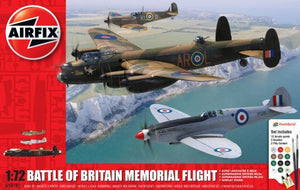 Black Forest® Hobby Supply Co Airfix 50182 1/72 RAF Avro Lancaster, Spitfire Mk IIa, Spitfire PR XIX Aircraft — Military