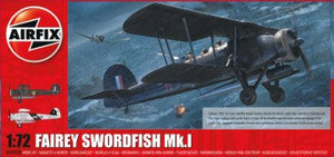 Airfix 4053 1/72 Fairey Swordfish Mk 1 Royal Navy Torpedo Bomber BiPlane