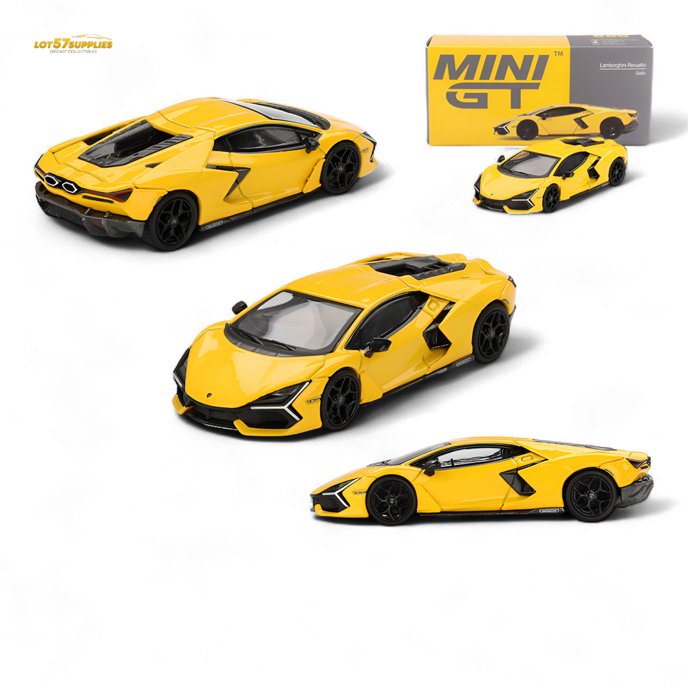 Mini-GT Lamborghini Revuelto Giallo #886 1:64 MGT00886