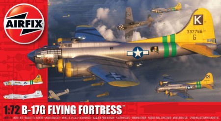 Black Forest® Hobby Supply Co Airfix 8017 1/72 B17G Flying Fortress USAAF Bomber — Military Aircraft Kits > Airfix