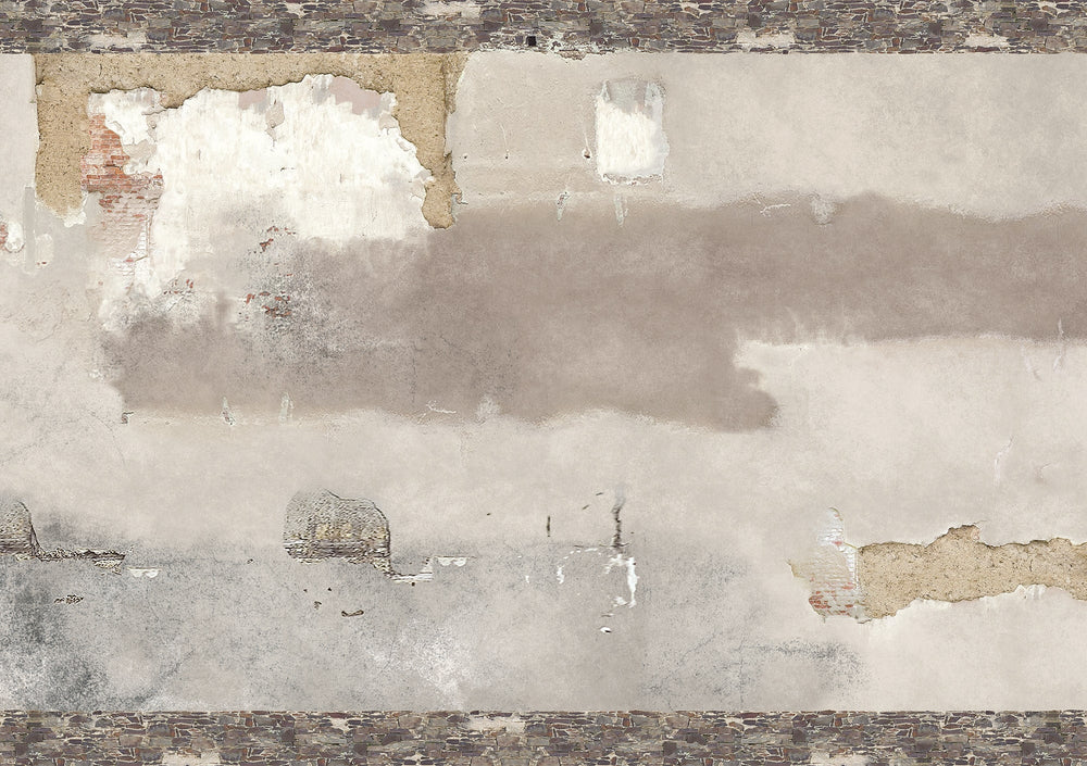 Busch 7437 All Scale Decorative Panels, Weathered Wall