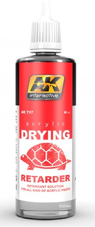 Black Forest® Hobby Supply Co AK Interactive 737 Acrylic Drying Retarder 60ml Bottle — Glues, Paints, Tools > AK Interactive