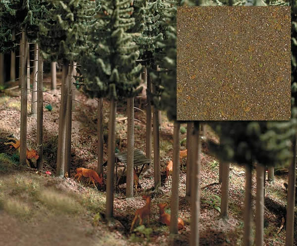 Black Forest® Hobby Supply Co Busch 7528 HO Scale Ground Cover - 300ml Package -- Deciduous Forest — HO Scale Scenery > Busch