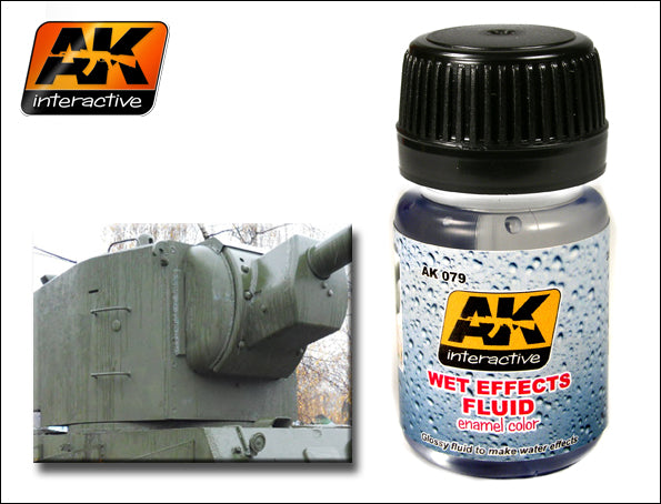 Black Forest® Hobby Supply Co AK Interactive 79 Wet Effects Fluid Enamel Paint 35ml Bottle — Glues, Paints, Tools > AK