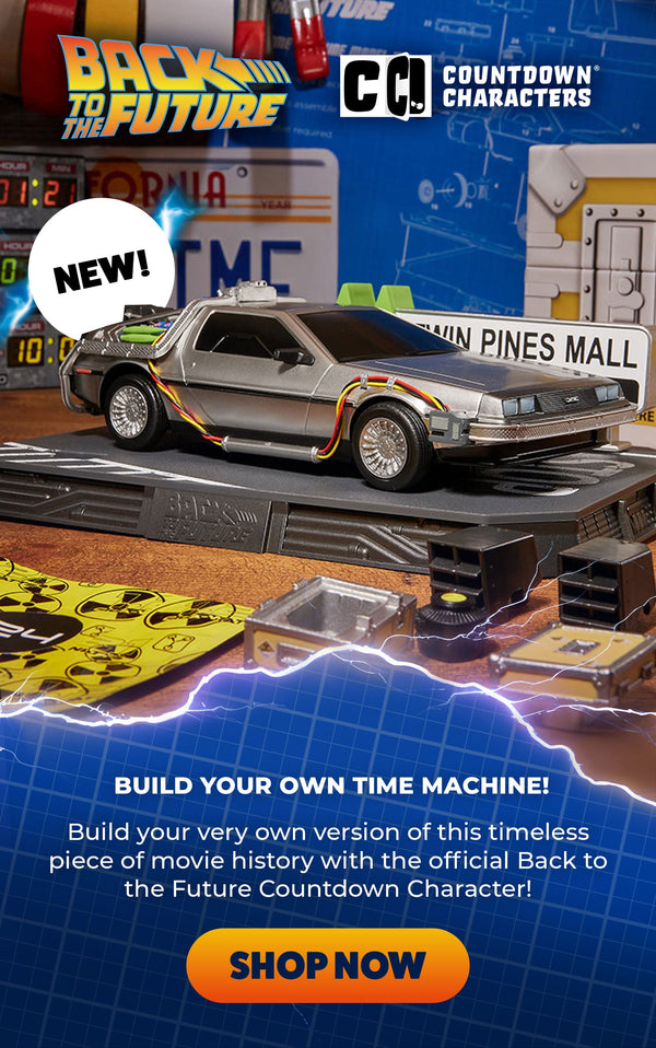 Back to the Future™ Back to the Future: Time Machine Countdown Character Model Kit