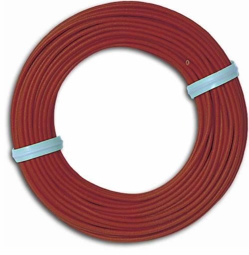 Black Forest® Hobby Supply Co Busch 1794 A Scale Single-Conductor Wire -- Brown, 32'10" 10m — HO Scale Power & Digital >